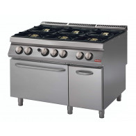 Cucina a gas MDLR 6 fuochi Forno a gas Modello PK90120CFGB