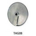 Disco per taglio spessore 8mm DF08 - adatto per cubi di 8mm e tagli grossi (in combinazione con il disco per cubettare disc/cube08 per Tagliaverdura Modelli TITANIUM