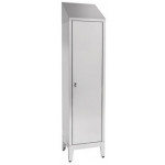 Armadio Portaoggetti in acciaio inox 304 IXP n.1 anta a battente profondità anta cm 50 Modello S5069403