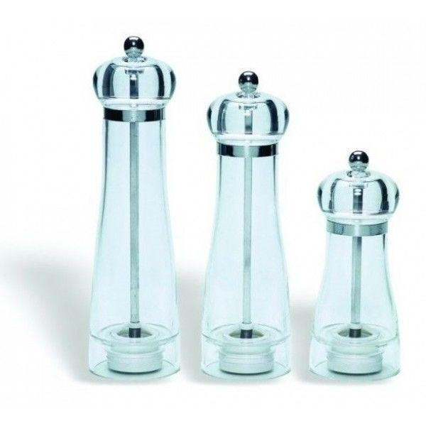 Mulino per sale in acrilico Colore trasparente Modello 420-00A