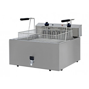 Friggitrice Elettrica da banco per pasticceria CSA 1 vasca con rubinetto di scarico Modello SKU26