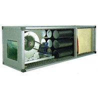 Gruppo filtrante con motore a trasmissione 2 velocità doppia parete Modello GFPD82 Pannelli in lamiera plastificata Portata 8200 m³/h Potenza 3/0,9KW