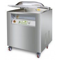 Macchina Sottovuoto Barra Saldante 900 mm a Campana Modello CAM900TC Carrellata