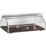 Espositore/Vetrina da banco neutra da banco porta Brioches Modello VL4749W Ante apribili su 2 lati