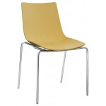 Sedia da interno impilabile TESR Struttura in acciaio cromato Scocca in polipropilene Modello 893-CT390