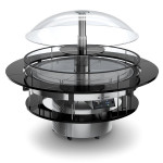 Isola Buffett espositore con piano refrigerato Modello GIROTONDO2.0 Refrigerazione ventilata Potenza W 700 Versione pasticceria