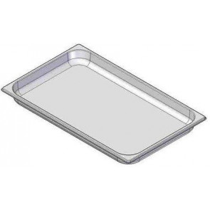 Teglia in acciaio AISI 304 Modello KT9G GN 1/1 Dimensioni mm. 530 x 325 x 40
