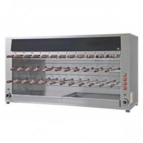 Girarrosto Elettrico ENG Modello ChurrascoCM35E 3 piani Motoriduttori indipendenti per ogni spada Spade N. 35 in acciaio inox